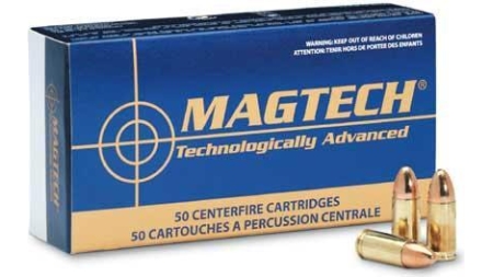 MagTech Handgun Ammunition .40 S&W 165 gr FMJ 1050 fps 50/box