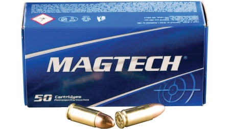 MagTech Handgun Ammunition 9mm Luger 115 gr FMJ 1135 fps 50/ct