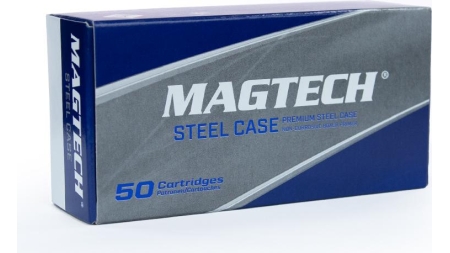Magtech Steel Case (Zinc-Plated) Handgun Ammunition 9mm Luger 115 gr. FMJ 1135 fps 50/ct