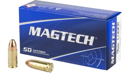 Magtech Handgun Ammunition 9mm Luger(+P+) 115gr JHP 1330 fps 50/ct