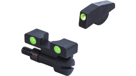Meprolight Tru-Dot Self Illuminated Adjustable Pistol Sight Green Front Green Rear