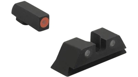 Meprolight Hyper Bright Extremely Bright Day/Night Sight for Glock Orange Ring Front Green Rear