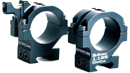 Masterpiece Arms BA Rings 35mm 1.25" Black