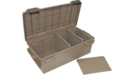 MTM Ammo Crate Divided Utility Box Dark Earth