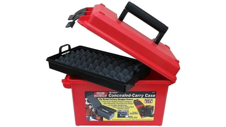 MTM Conceal Carry Handgun Case Red