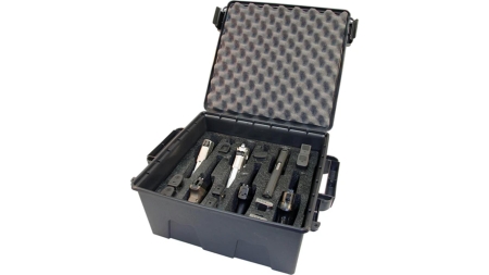 MTM Tactical Pistol Handgun Case Fits 6 Handguns Dark Earth