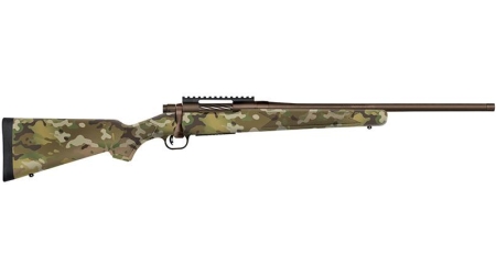 Mossberg Patriot Rifle 300 Win Mag 3rd Capacity 20'' Threaded Cerakote Patriot Brown Rifle/Multicam Stock