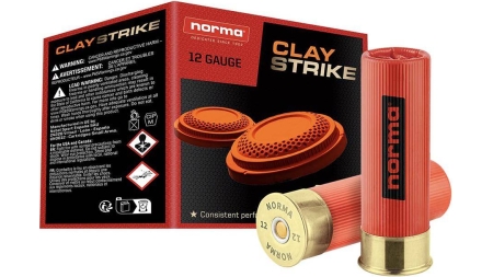 Norma CLAYSTRIKE Shotshells 12ga 2-3/4" 1oz 1250 fps #7.5 25/ct