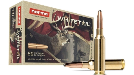 Norma WhiteTail Rifle Ammunition 6.5 Creedmoor 140gr PSP 2657 fps 20/ct