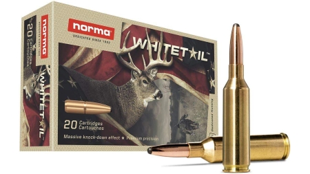 Norma WhiteTail Rifle Ammunition 6.5 PRC 140gr PSP 2657 fps 20/ct