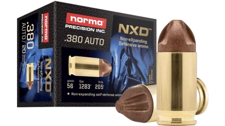Norma NXD Handgun Ammunition 9mm Luger 65gr NXD 1730 fps 20/ct
