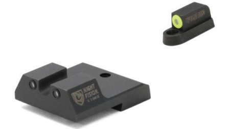 Perfect Dot NS Setw/Yellow Front + U Blk Rear for CZ-USA P-10 C