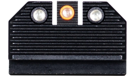 Night Fision Optics Ready Stealth Night Sight Set Orange Front Black Rear for Glock 43x MOS