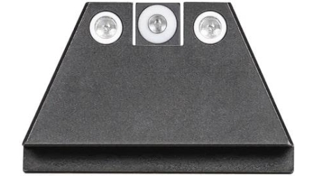 Night Fision Suppressor Height Night Sight Set White Front White Back for Glock