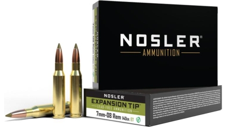 Nosler ETA Rifle Ammunition 7mm-08 Rem 140gr ET SP 2850 fps 20/ct