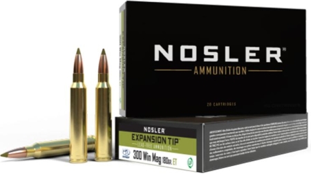 Nosler ETA Rifle Ammunition .300 Win Mag 180gr ET 2950 fps 20/ct