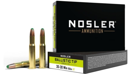 Nosler Ballistic Tip Hunting Rifle Ammunition 30-30 Win 150gr PT 2390 fps 20/ct