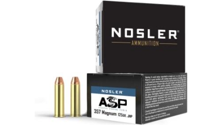 Nosler ASP Handgun Ammunition .357 Mag 125gr JHP 1450 fps 20/ct