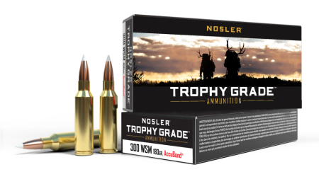 Nosler Accubond Trophy Grade Rifle Ammunition .300 WSM 180 gr PT 2950 fps 20/ct