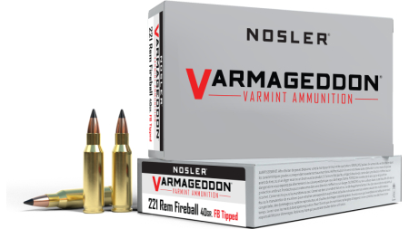 Nosler Varmegeddon Rifle Ammunition .221 Rem Fireball 40 gr FB Tipped 3100 fps 20/ct