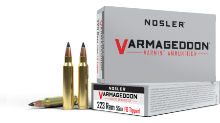 Nosler Varmageddon Rifle Ammunition .223 Rem 55 gr FB Tipped 3100 fps 20/ct