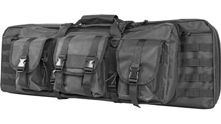 VISM by NcSTAR DOUBLE CARBINE CASE/URBAN GRAY/36 IN