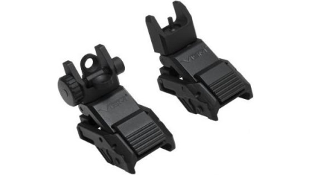 Vism Pro Series AR Flip up Front and Rear Sight Set