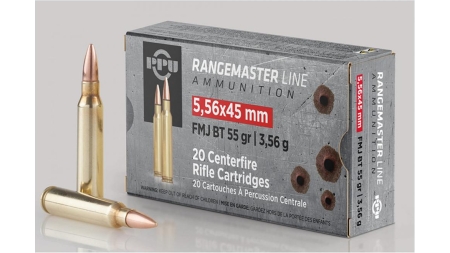 5.56x45 RangeMaster FMJBT 55gr 20 Rounds