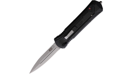 Smith & Wesson M&P Assisted OTF Knife 3-1/2" Spear Point Blade Black