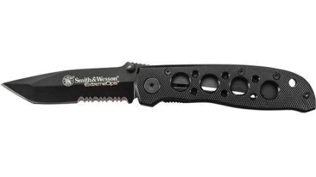 Smith & Wesson Extreme Ops Tanto Folding Knife 3 1/4" Blade Black