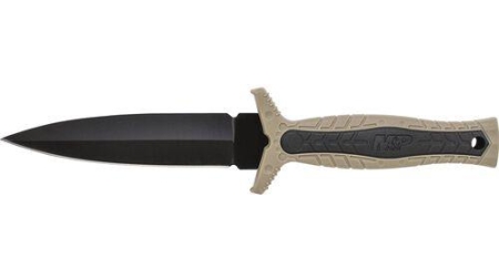 Smith & Wesson M&P Full Tang Fixed Blade Boot Knife 4 3/5" Blade Sand Black
