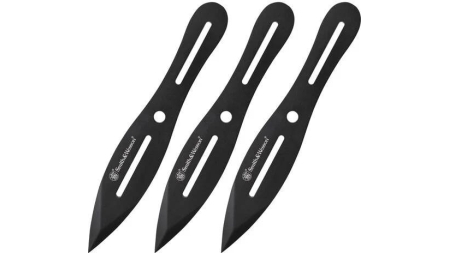 Smith & Wesson 3 8" Throwing Knives 4 1/4" Blade Black