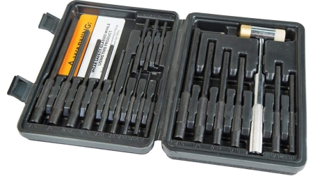 Wheeler Engineering Master Roll Pin Punch Set