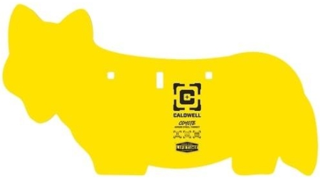 Caldwell AR500 Coyote Steel Hanging Target Yellow