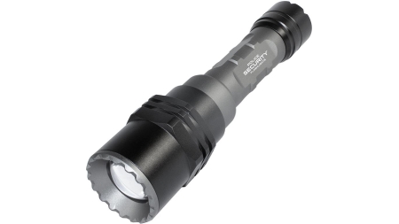 Police Security Flashlights Long Throw Flashlight 700 Lumens Black 1/3 Mile