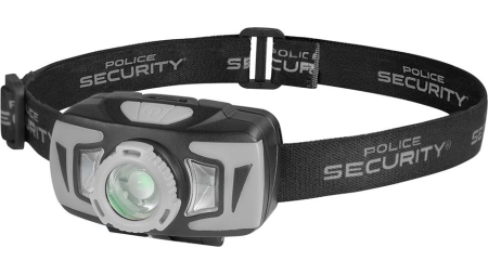 Police Security Flashlights Ryder Headlamp 500 Lumens Black