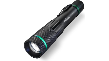Police Security Flashlights Dover Rechargeable Flashlight 800 Lumens Black