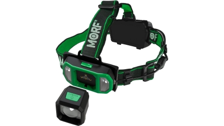 Police Security Flashlights MORF R700 Headlamp 700 Lumens Green