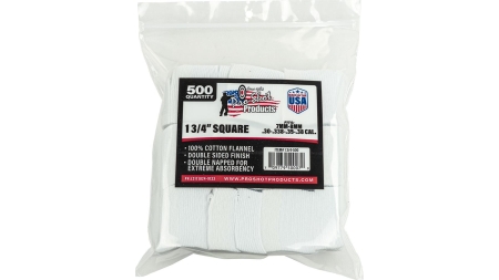 Pro-Shot 1 3/4" Square 100% Cotton Patches 500/ct