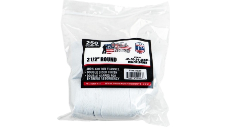 Pro-Shot 2 1/2" 100% Cotton Patches 250/ct