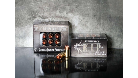 G2 Research R.I.P. Handgun Ammunition .380 ACP 62 gr HP 1250 fps 20/box