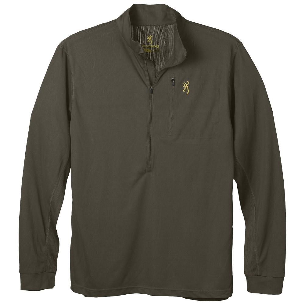 Browning Early Season 3/4 Zip Shirt Major Brown S