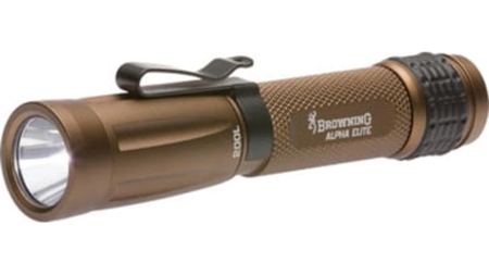 Browning Tactical Alpha Elite LED Aluminum Flashlight - Bronze