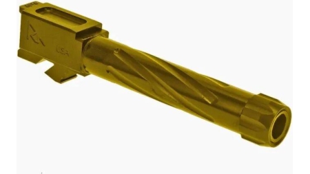 Rival Arms V1 Threaded Gold Barrel for Glock Model 19 Gen3/4