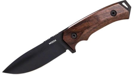 WOOX Rock 62 Fixed Blade Knife 4/1/4" Drop Point Blade Walnut