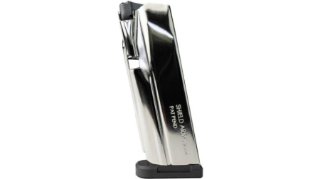 Shield Arms S15 Gen 3 Handgun Magazine Electroless Nickel 9mm Luger 15/rd