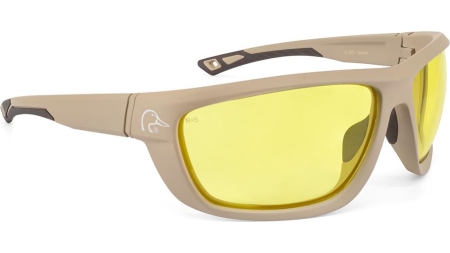 Ducks Unlimited Full-Frame Shooting Glasses Tan Frame with Amber Lens