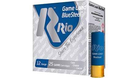 Rio Game Load Blue Steel Shotshells 12 ga 2-3/4" 1-1/8oz 1360 fps #6 25/ct