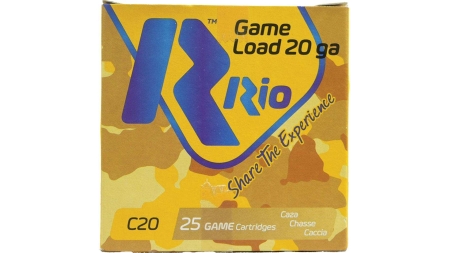 Rio Royal Buck 20ga 2-3/4"  9 plts #1 1345 fps 25/ct