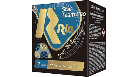 Rio Star Team EVO 28 Low Recoil Shotshells 12ga 2-3/4" 1oz 1135fps #8 25/ct